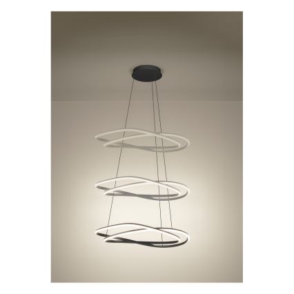 Eglo - Reguliuojama LED liustra ant laido LED/60W/230V 2200-6500K pilka + nuotolinis valdymas