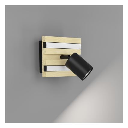 Eglo - LED sieninis taškinis šviestuvas LED/2,2W/230V + 2xLED/1,2W + 2xLED/2W smėlinė/juoda