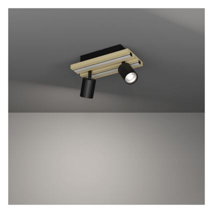 Eglo - LED taškinis šviestuvas 2xLED/2,2W/230V + 2xLED/1,2W + 2xLED/2W smėlio/juoda