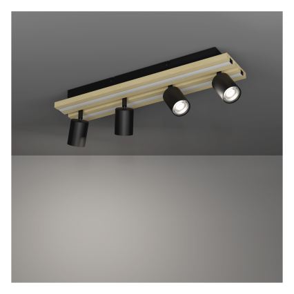 Eglo - LED taškinis šviestuvas 4xLED/2,2W/230V + 2xLED/1,2W + 2xLED/2W smėlio/juoda