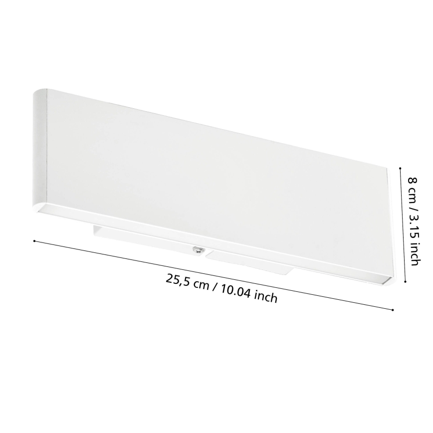 Eglo - LED sieninis šviestuvas 2xLED/5,4W/230V