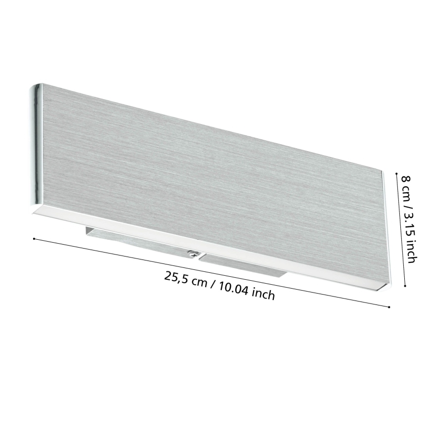 Eglo - LED sieninis šviestuvas 2xLED/5,4W/230V