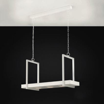 Eglo - LED RGB Pritemdomas, ant grandinės pakabinamas, šviestuvas 3xLED/6W/230V + Nuotolinio valdymo pultas