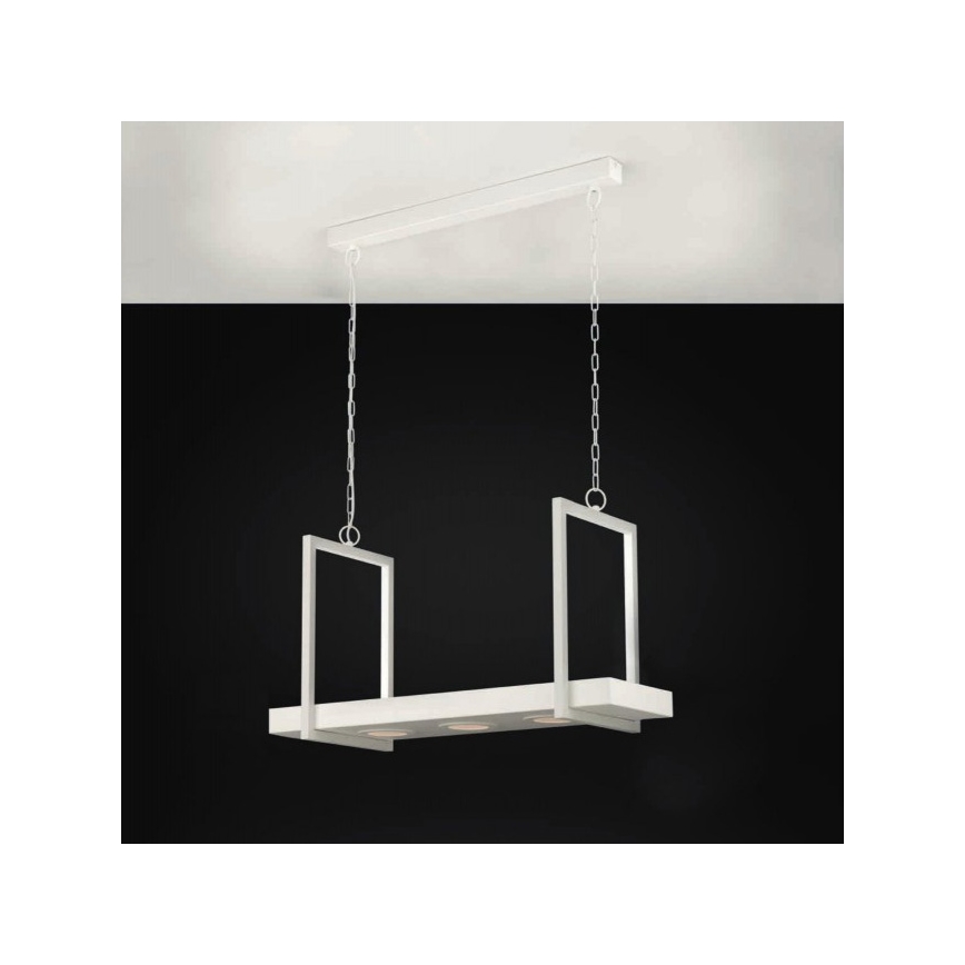 Eglo 39301 - LED RGBW reguliuojama liustra ant grandinės su lentyna CALAMONA 3xLED/6W/230V + nuotolinis valdymas