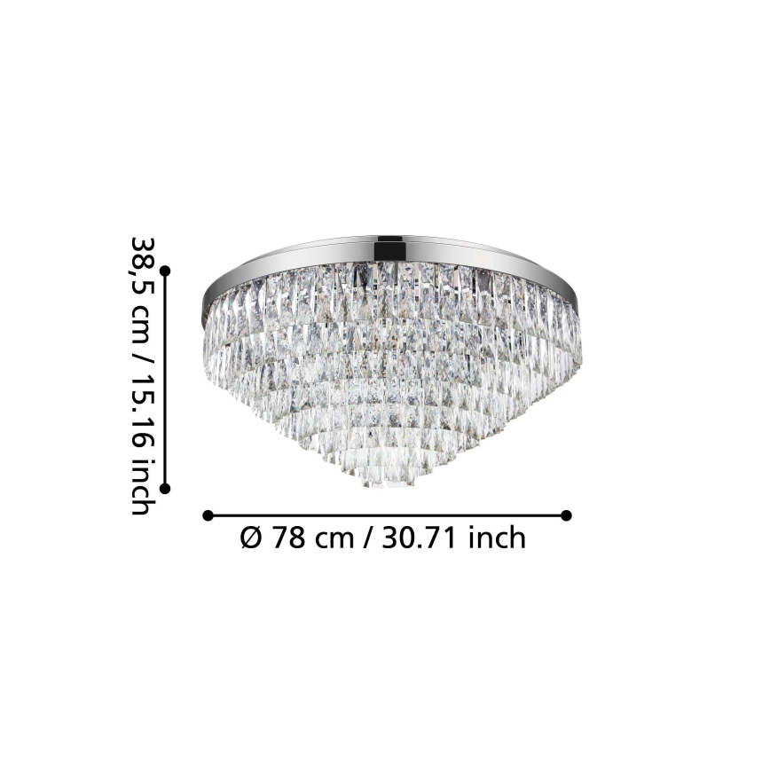 Eglo - Lubinis šviestuvas 16xE14/40W/230V