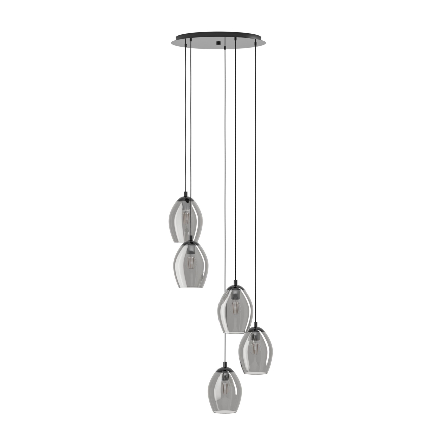 Eglo - Pakabinamas sietynas 5xE27/60W/230V dūminis