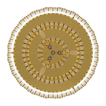 Eglo - Lubinis šviestuvas 10xE14/25W/230V d. 63 cm