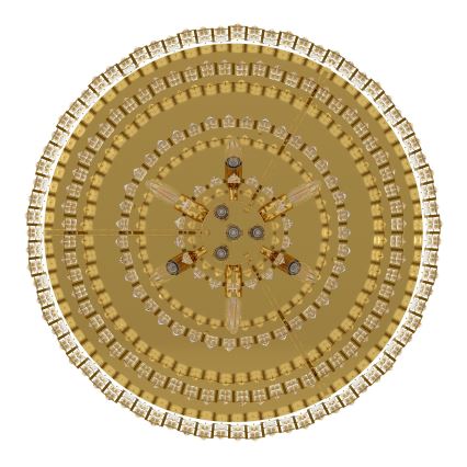 Eglo - Lubinis šviestuvas 10xE14/25W/230V d. 78 cm