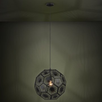 Eglo 39619 - Pakabinamas sietynas 1xE27/60W/230V diametras 50 cm juoda