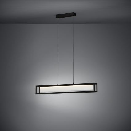 Eglo 39629 - dimeriuojama LED liustra ant laido GUALAJO LED/27W/230V juoda