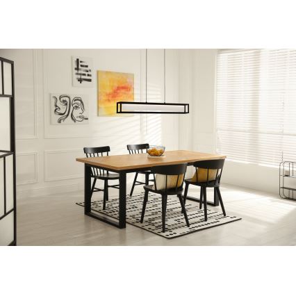 Eglo 39629 - dimeriuojama LED liustra ant laido GUALAJO LED/27W/230V juoda