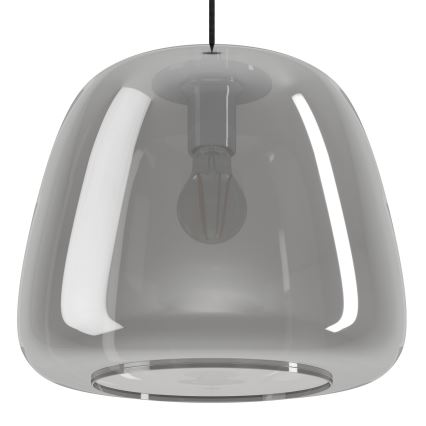 Eglo - Pakabinamas sietynas 1xE27/40W/230V diametras 35 cm dūminis