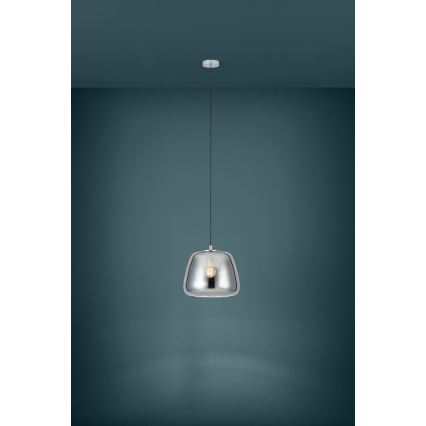 Eglo - Pakabinamas sietynas 1xE27/40W/230V diametras 35 cm dūminis