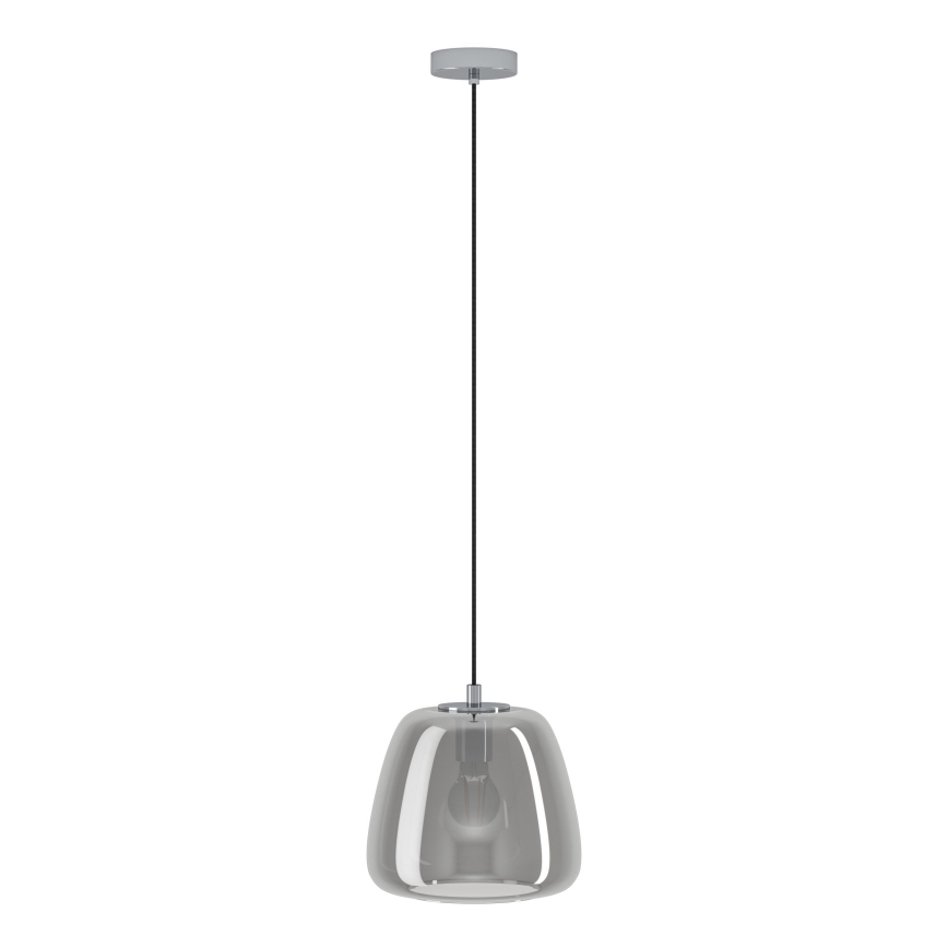 Eglo - Pakabinamas sietynas 1xE27/40W/230V diametras 26 cm dūminis