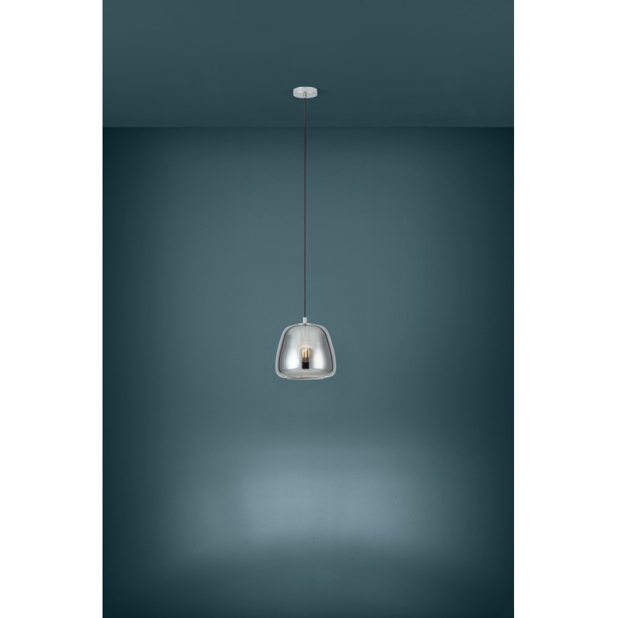 Eglo - Pakabinamas sietynas 1xE27/40W/230V diametras 26 cm dūminis