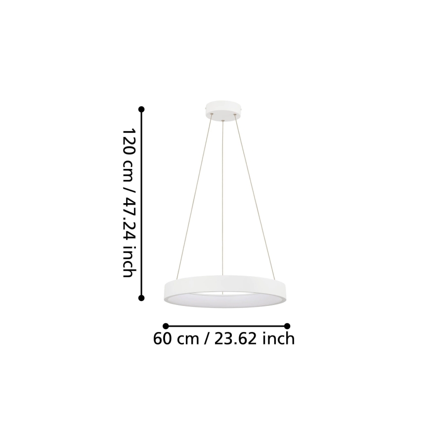 Eglo - LED Reguliuojamas pakabinamas sietynas LED/34W/230V