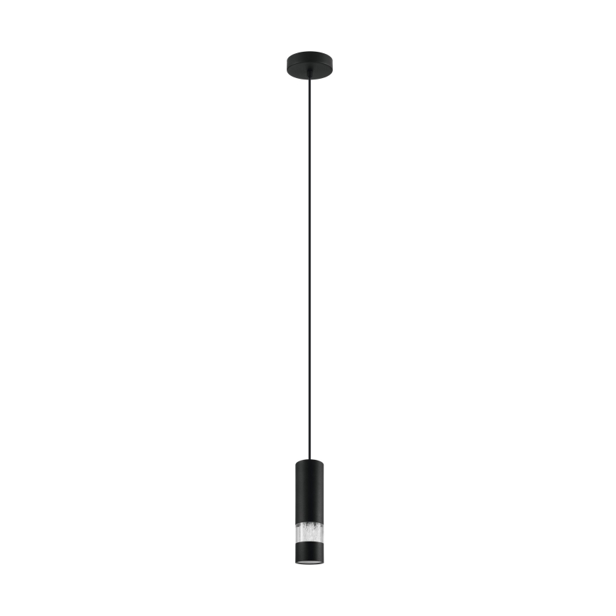 Eglo - LED Pakabinamas sietynas 1xGU10/4,6W/230V juoda