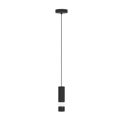 Eglo - LED Pakabinamas sietynas 1xGU10/4,6W/230V juoda