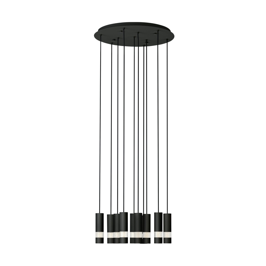 Eglo - LED Pakabinamas sietynas 10xGU10/4,6W/230V juoda