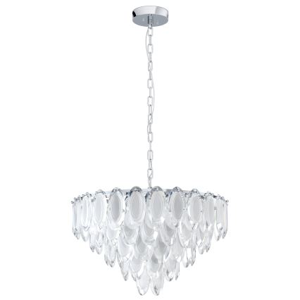 Eglo - Pakabinamas sietynas ant grandinės 10xE14/40W/230V