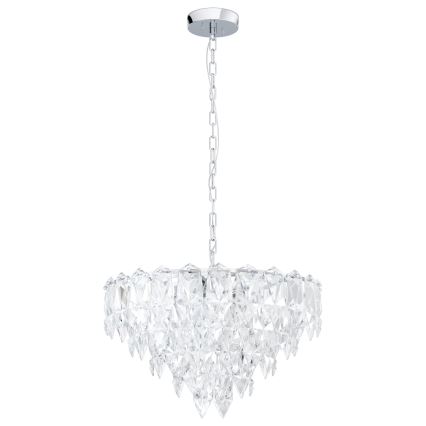 Eglo - Pakabinamas sietynas ant grandinės 10xE14/40W/230V