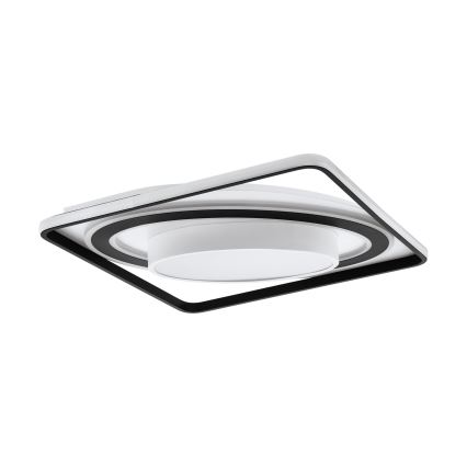 Eglo - LED Pritemdomas lubinis šviestuvas LED/21,5W/230V + LED/10,5W + LED/3W 3000-6500K juoda + nuotolinio valdymo pultas