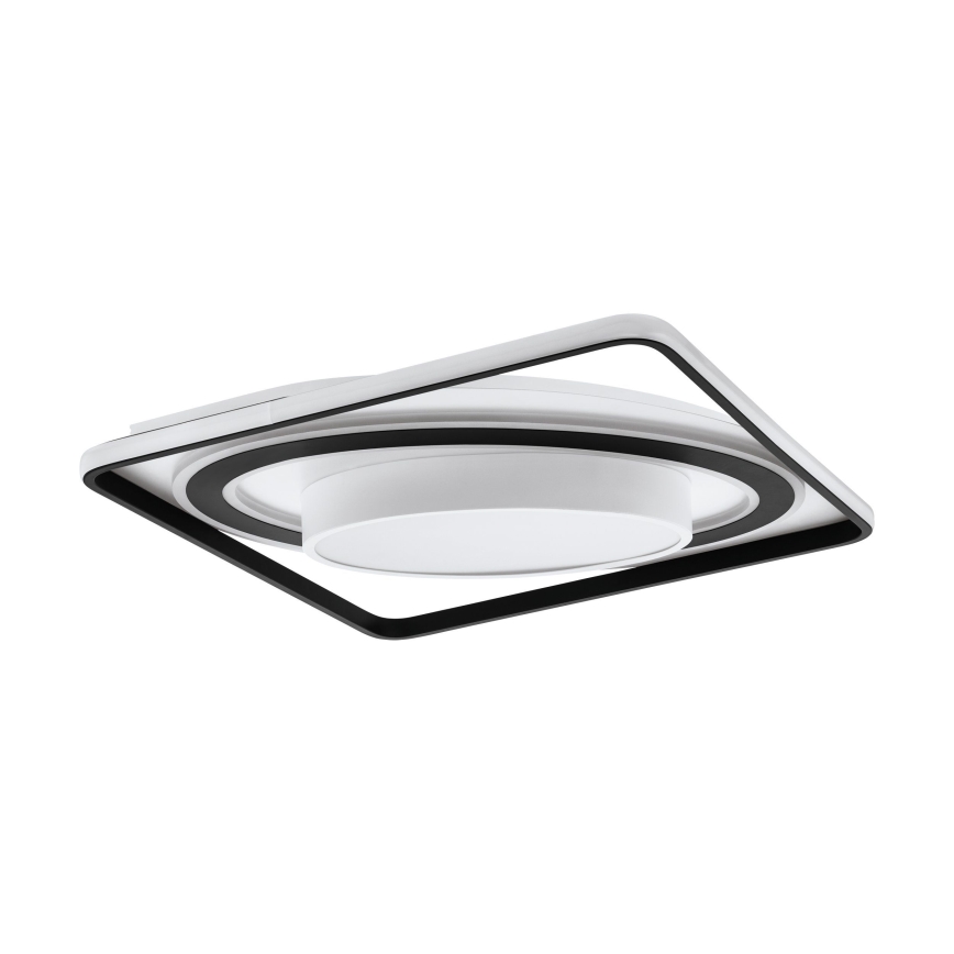 Eglo - LED Pritemdomas lubinis šviestuvas LED/21,5W/230V + LED/10,5W + LED/3W 3000-6500K juoda + nuotolinio valdymo pultas