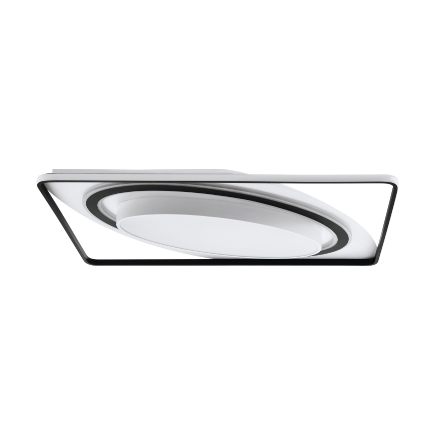 Eglo - LED Pritemdomas lubinis šviestuvas LED/28W/230V+LED/13W+ LED/2,8W 3000-6500K juoda + nuotolinio valdymo pultas