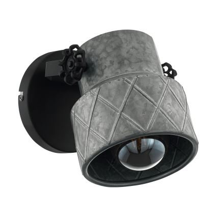 Eglo 39868 - Sieninis šviestuvas HILCOTT 1xE27/40W/230V