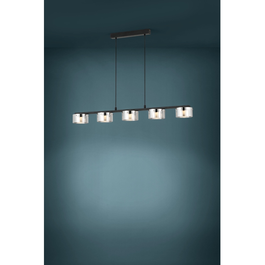 Eglo - LED Reguliuojamas pakabinamas sietynas 5xLED/5,4W/230V