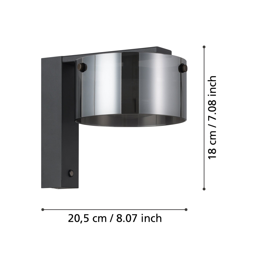 Eglo - reguliuojamas LED sieninis šviestuvas LED/7,2W/230V
