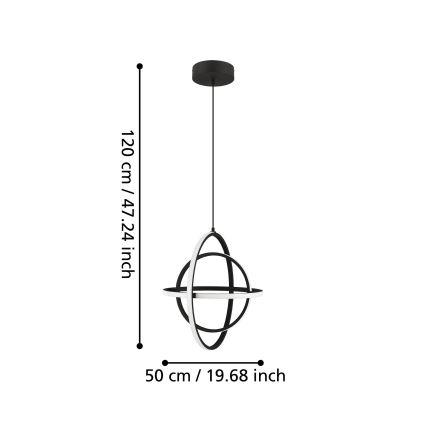 Eglo - LED Pakabinamas sietynas LED/38W/230V