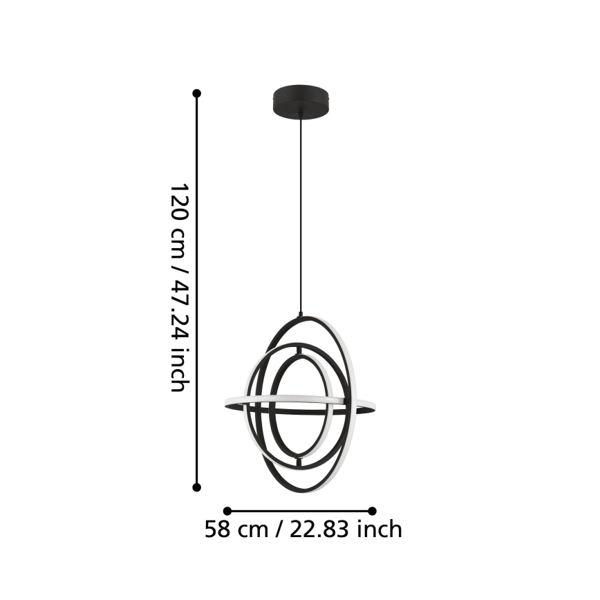 Eglo - LED Pakabinamas sietynas LED/44W/230V
