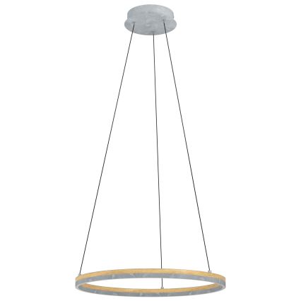 Eglo - LED Reguliuojamas pakabinamas sietynas LED/36W/230V 3000K pilka/ąžuolas
