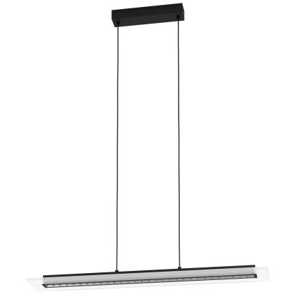 Eglo - LED Reguliuojamas pakabinamas sietynas LED/57,5W/230V 3000K juoda + nuotolinio valdymo pultas