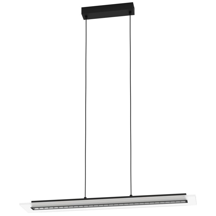 Eglo - LED Reguliuojamas pakabinamas sietynas LED/57,5W/230V 3000K juoda + nuotolinio valdymo pultas