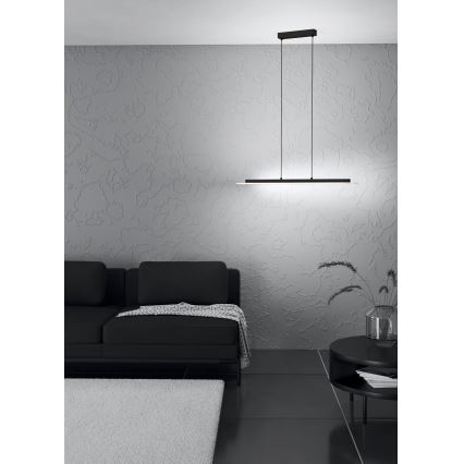 Eglo - LED Reguliuojamas pakabinamas sietynas LED/57,5W/230V 3000K juoda + nuotolinio valdymo pultas