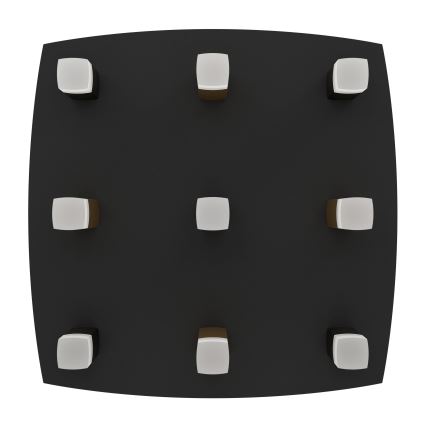 Eglo - LED Pritemdomas lubinis šviestuvas 9xLED/3,1W/230V 3000K antracitas/auksas