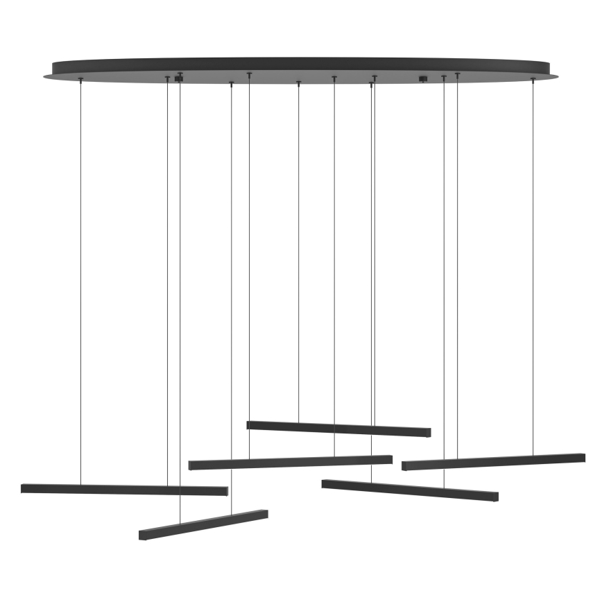 Eglo - LED Reguliuojamas pakabinamas sietynas 6xLED/8,4W/230V 3000K juoda