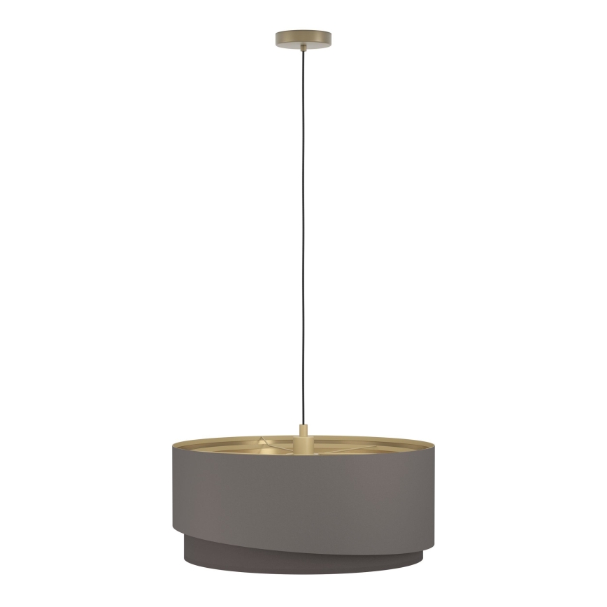Eglo 39931 - Pakabinamas šviestuvas ant laido MANDERLINE 1xE27/40W/230V ruda/auksinė