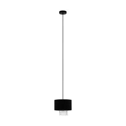 Eglo - Pakabinamas sietynas 1xE27/40W/230V juoda