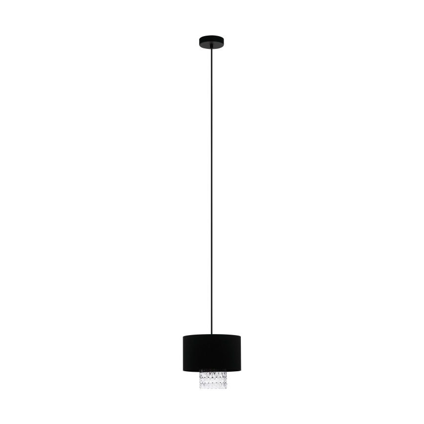 Eglo - Pakabinamas sietynas 1xE27/40W/230V juoda