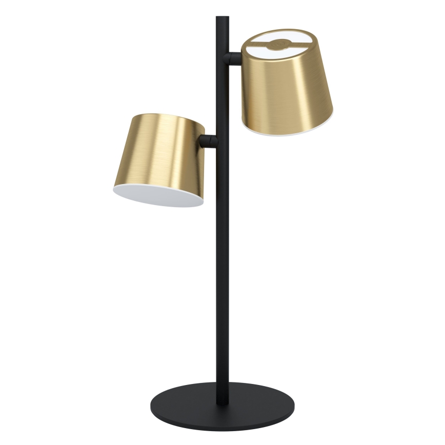 Eglo - LED stalinis šviestuvas 2xGU10/4,6W/230V 3000K auksas