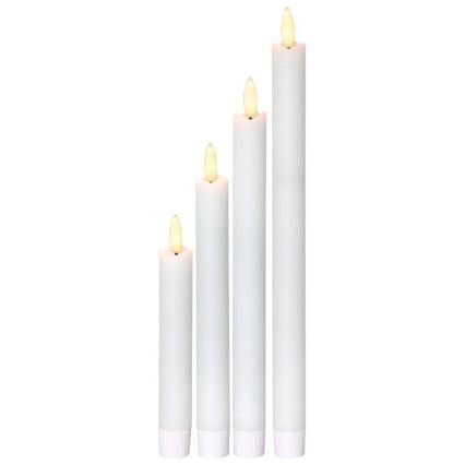 Eglo 410026 - KOMPLEKTAS 4x LED Žvakė FLAMME LED/1xAAA balta