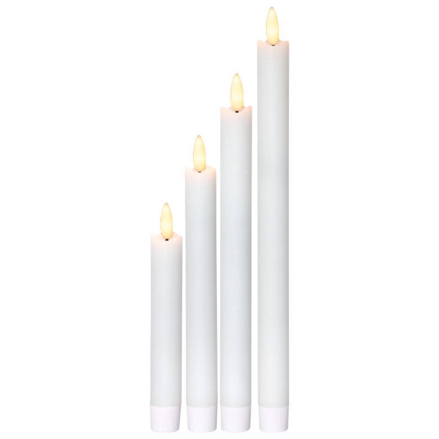 Eglo 410026 - KOMPLEKTAS 4x LED Žvakė FLAMME LED/1xAAA balta
