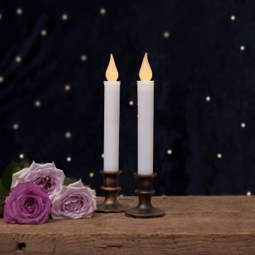 Eglo 410029 - Rinkinys 2x LED žvakės LED/1xAA šiltai balta