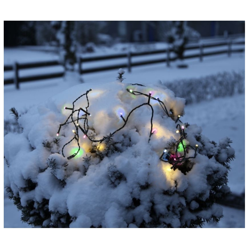 Eglo - LED Lauko Kalėdinė girlianda 80xLED 8m IP44 daugiaspalvė