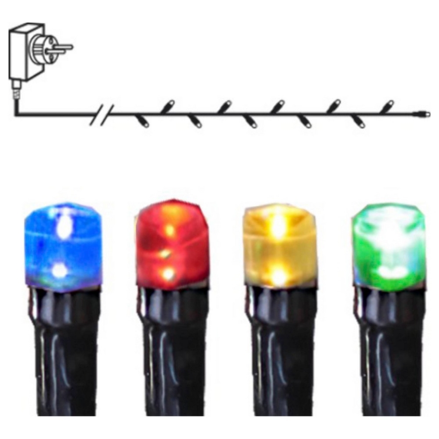 Eglo - LED lauko girlianda 160 LED, 26 m, IP44, daugiaspalvė