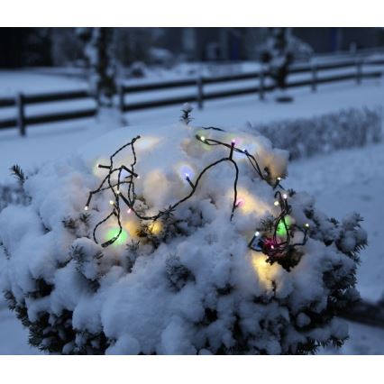 Eglo - LED lauko girlianda 160 LED, 26 m, IP44, daugiaspalvė