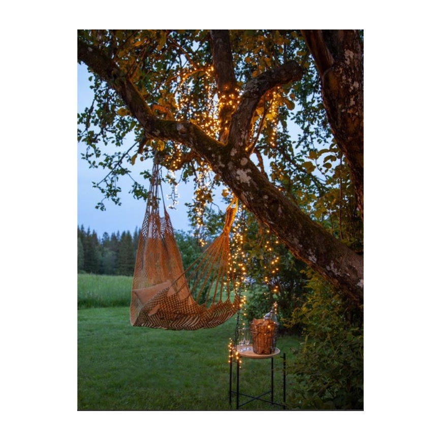 LED Lauko Kalėdinė girlianda GOLDEN 800xLED 21m IP44 šiltai balta
